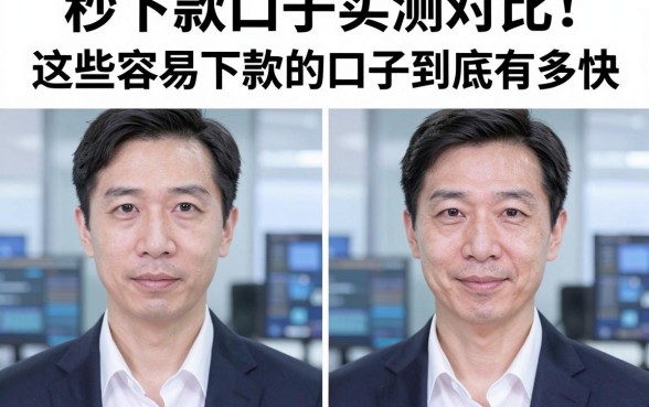 秒下款口子实测对比!这些容易下款的口子到底有多快?