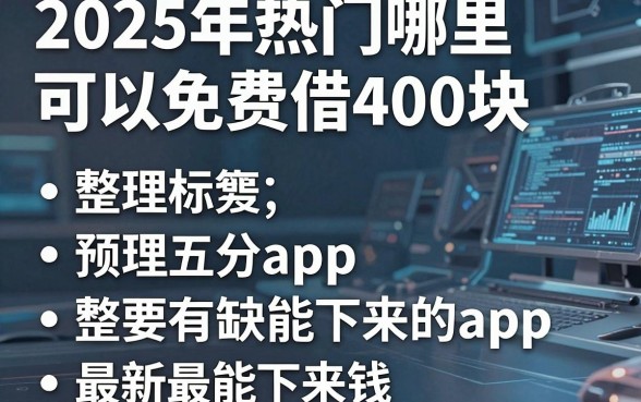 2025年热门哪里可以免费借400块,整理五个最新能下来钱的app