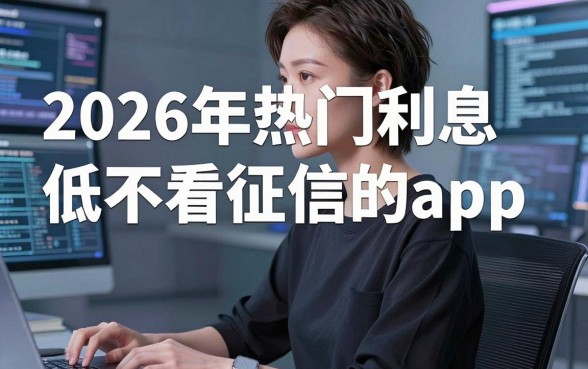 2026年热门利息低不看征信的app，概括五个无视黑白花户的下款口子