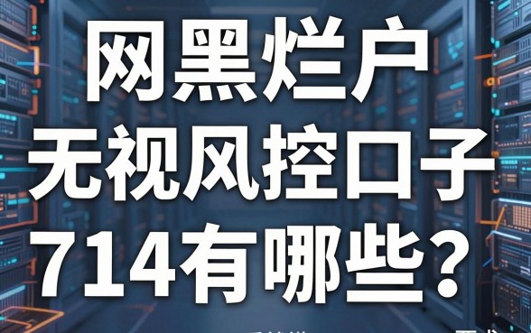 网黑烂户无视风控口子714有哪些？深度盘点，一看就懂！