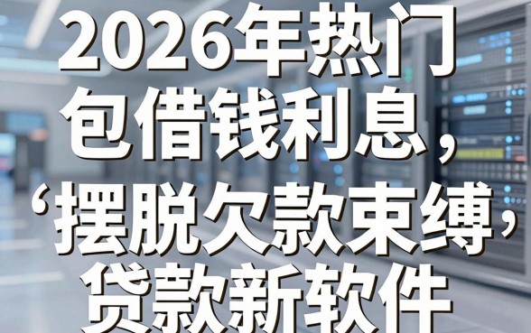 2026年热门和包借钱利息，分享5个摆脱欠款束缚贷款新软件