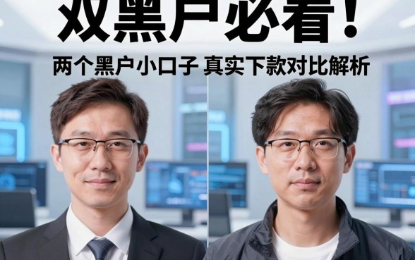 双黑户必看!两个黑户小口子真实下款对比解析
