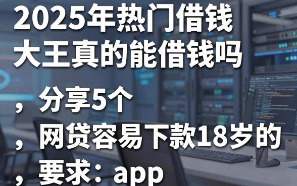 2025年热门借钱大王真的能借钱吗,分享5个网贷容易下款18岁的app