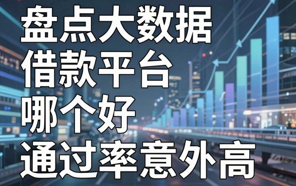 盘点大数据借款平台哪个好,这几个通过率意外高