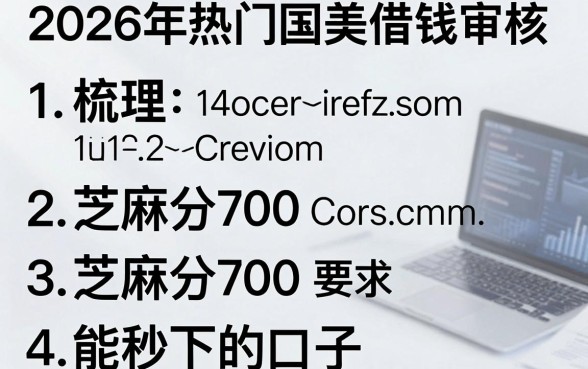 2026年热门国美借钱审核，梳理五个芝麻分700能秒下的口子