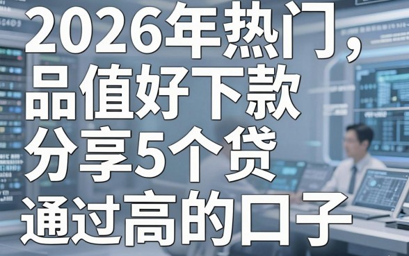 2026年热门品值好下款，分享5个贷款通过高的口子
