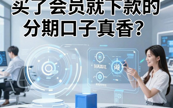 买了会员就下款的分期口子真香？深度对比揭秘，别再踩坑！