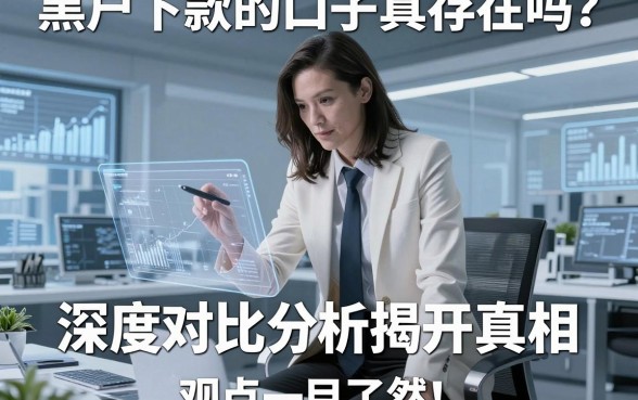 黑户下款的口子真存在吗？深度对比分析揭开真相，观点一目了然！