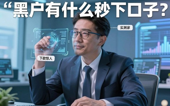 黑户有什么秒下口子?实测这几家平台下款惊人!