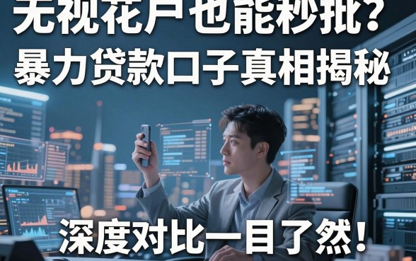 无视花户也能秒批？暴力贷款口子真相揭秘，深度对比一目了然！