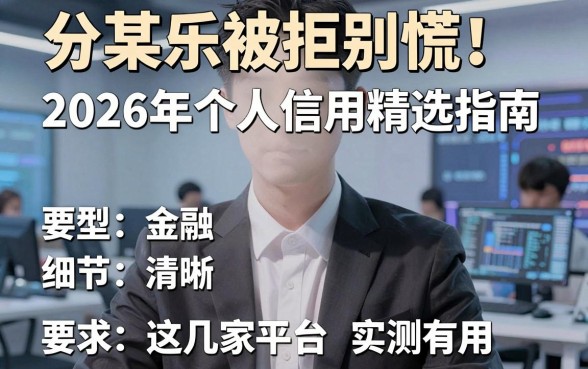 分某乐被拒别慌！2026年个人信用精选指南，这几家平台实测有用