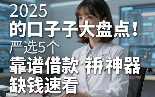 2025无视花户的口子大盘点!严选5个靠谱借款神器,缺钱速看