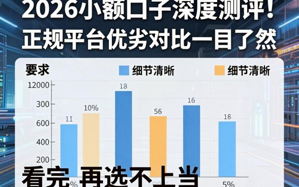 2026小额口子深度测评!正规平台优劣对比一目了然,看完再选不上当!
