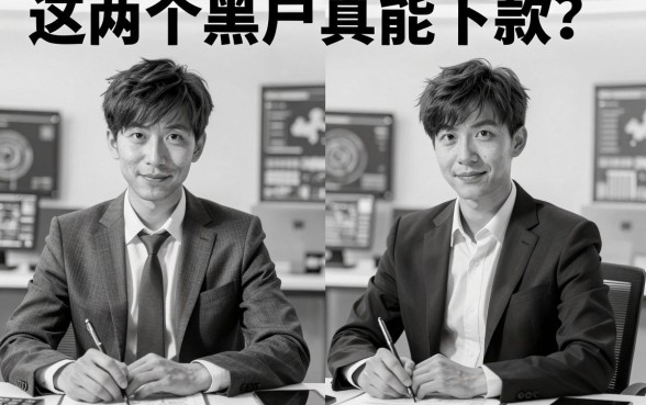 无视黑白,这两个黑户口子真能下款?实测对比来了!