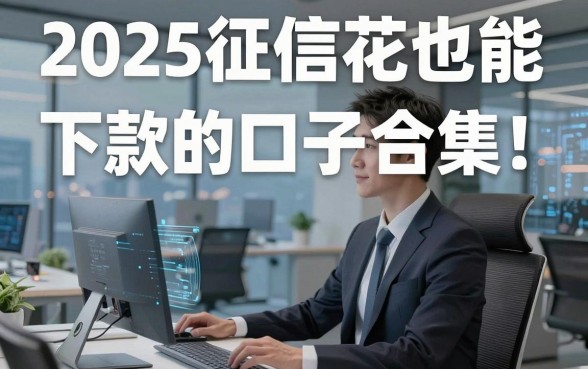 2025征信花也能下款的口子合集，亲测这几家真的能过！