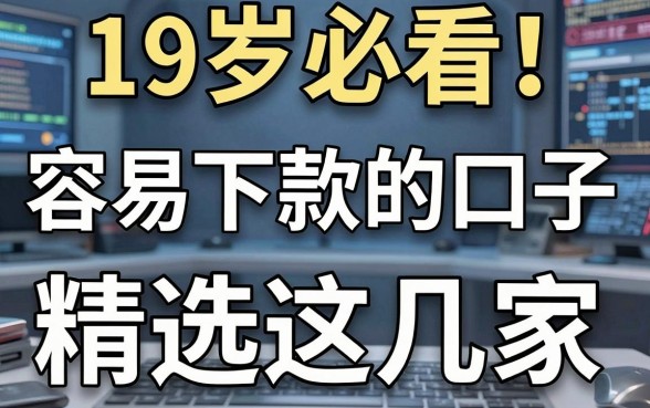 19岁必看!容易下款的口子精选这几家,亲测实用到爆!