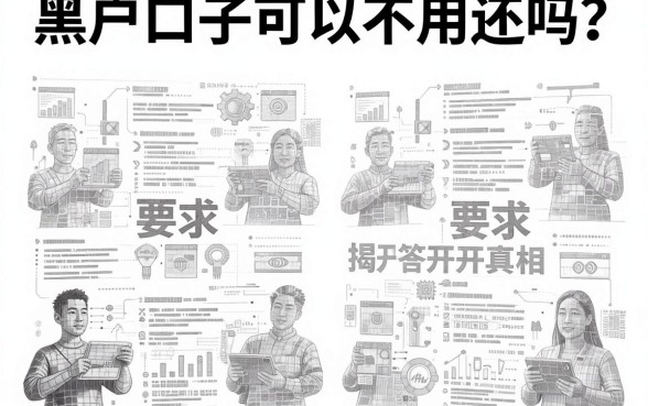 黑户口子可以不用还吗？深度对比分析揭开真相，答案非常明确！
