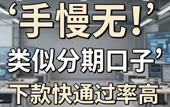 手慢无!亲测这几家类似分期贝口子,下款快通过率高