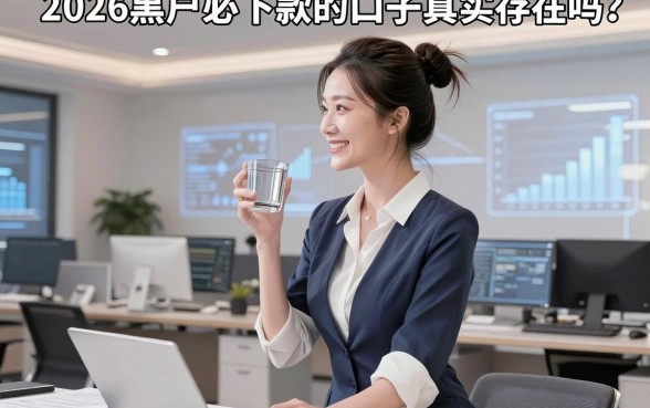 2026黑户必下款的口子真实存在吗?深度对比分析揭开真相!