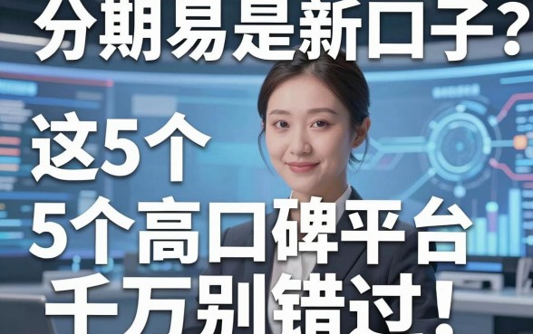 分期易是新口子？这5个高口碑平台千万别错过！