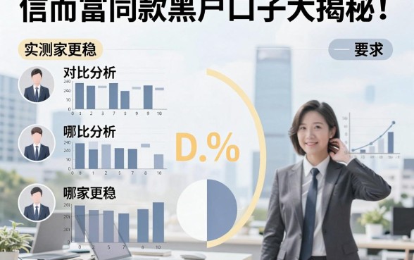 信而富同款黑户口子大揭秘！实测对比分析哪家更稳
