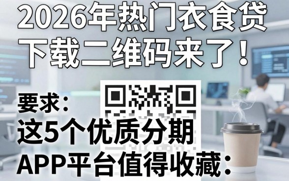 2026年热门衣食贷下载二维码来了！这5个优质分期APP平台值得收藏