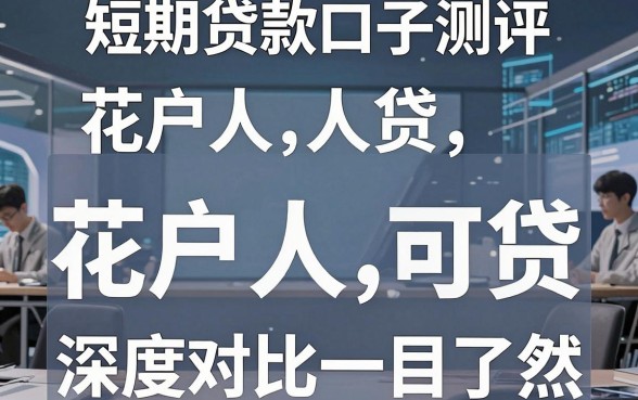 短期贷款口子测评:花户人人可贷,深度对比一目了然