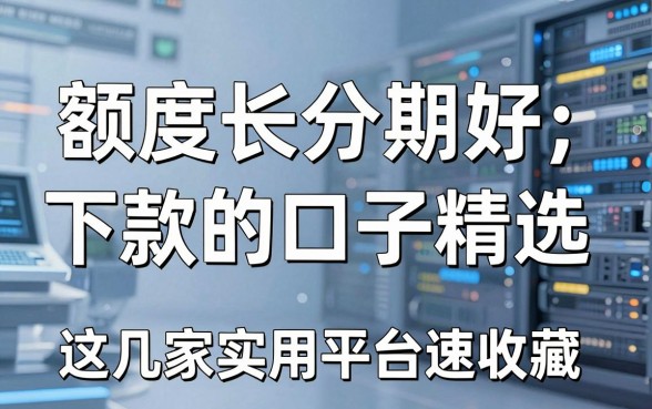 额度长分期好下款的口子精选,这几家实用平台速收藏!