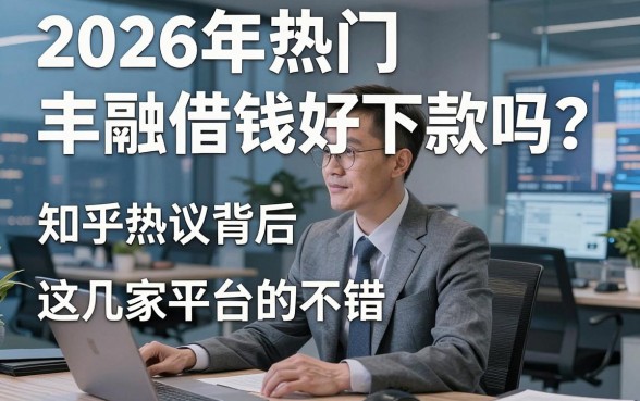 2026年热门丰融借钱好下款吗?知乎热议背后,这几家平台真的不错!