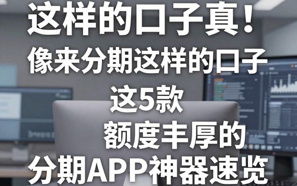 这样的口子真香!像来分期这样的口子,这5款额度丰厚的分期APP神器速览