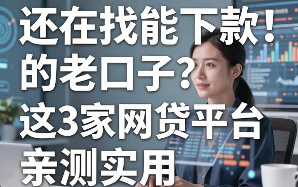 还在找能下款的老口子?这3家网贷平台亲测实用!