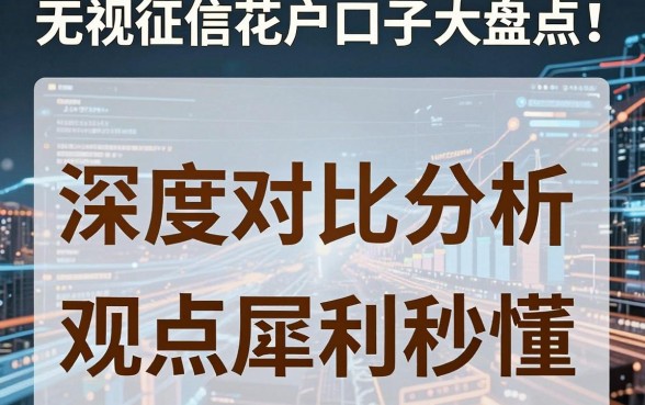 无视征信花户口子大盘点!深度对比分析,观点犀利秒懂