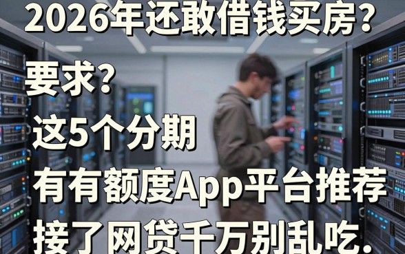 2026年还敢借钱买房?这5个分期有额度App平台推荐,接了网贷千万别乱吃!