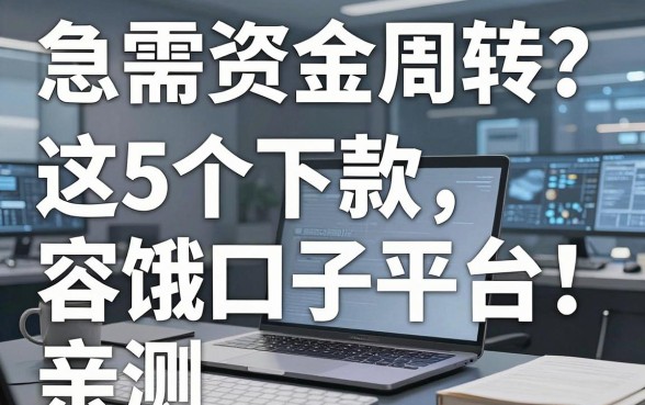急需资金周转?这5个下款容易饿口子平台,亲测靠谱!