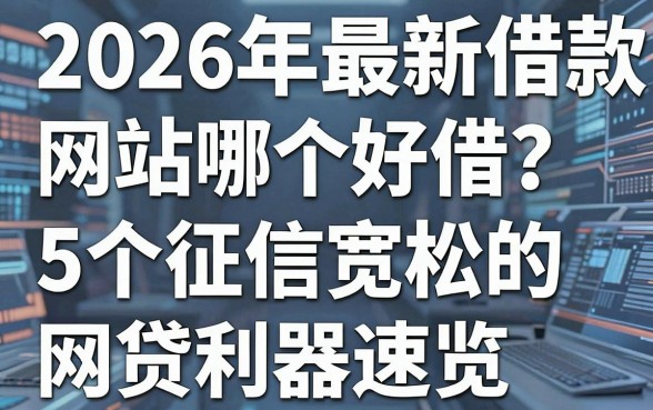 2026年最新借款网站哪个好借?5个征信宽松的网贷利器速览!