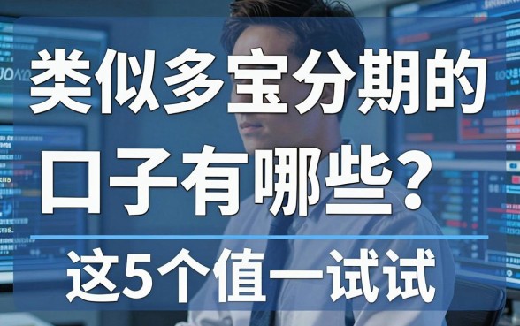 类似多宝分期的口子有哪些？这5个平台绝对值得一试！