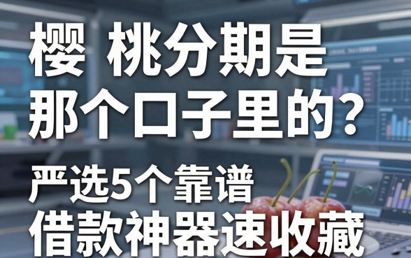 樱桃分期是那个口子里的?严选5个靠谱借款神器速收藏