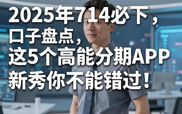 2025年714必下口子盘点：这5个高能分期APP新秀你不能错过！
