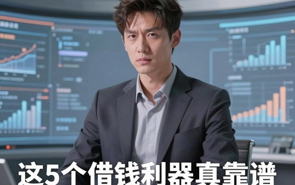超级烂户双黑也能下款的大额口子,这5个借钱利器真靠谱!