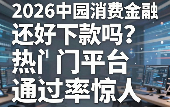 2026中园消费金融还好下款吗？这几家热门平台通过率惊人！