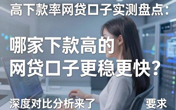 高下款率网贷口子实测盘点：哪家下款高的网贷口子更稳更快？深度对比分析来了！