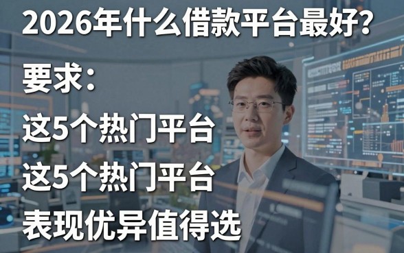 2026年什么借款平台最好?这5个热门平台表现优异值得选!