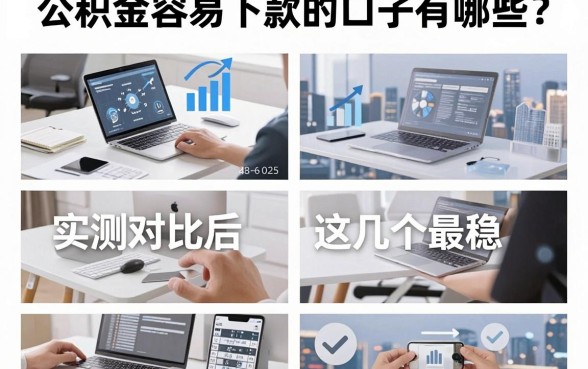 公积金容易下款的口子有哪些?实测对比后这几个最稳!