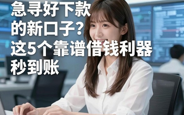 急寻好下款的新口子?这5个靠谱借钱利器秒到账!
