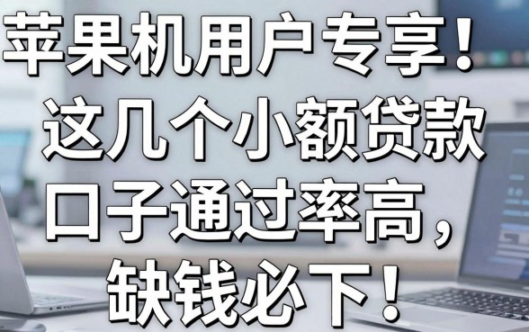 苹果手机用户专享!这几个小额贷款口子通过率高,缺钱必下!