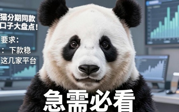 熊猫分期同款口子大盘点！这几家平台下款稳，急需必看！