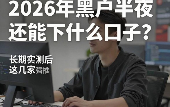 2026年黑户半夜还能下什么口子？长期实测后强推这几家！