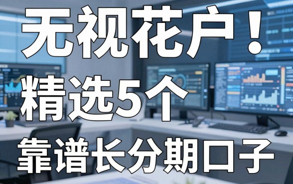 无视花户！精选5个靠谱长分期口子，借钱平台必看