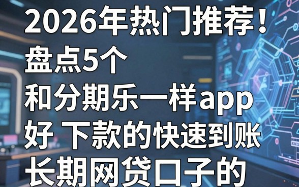 2026年热门推荐!盘点5个和分期乐一样好下款的app,无视负债快速到账的长期网贷口子