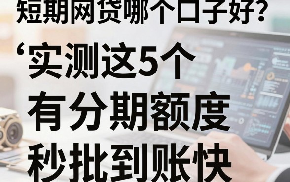 短期网贷哪个口子好?实测这5个有分期额度的APP,秒批到账快!